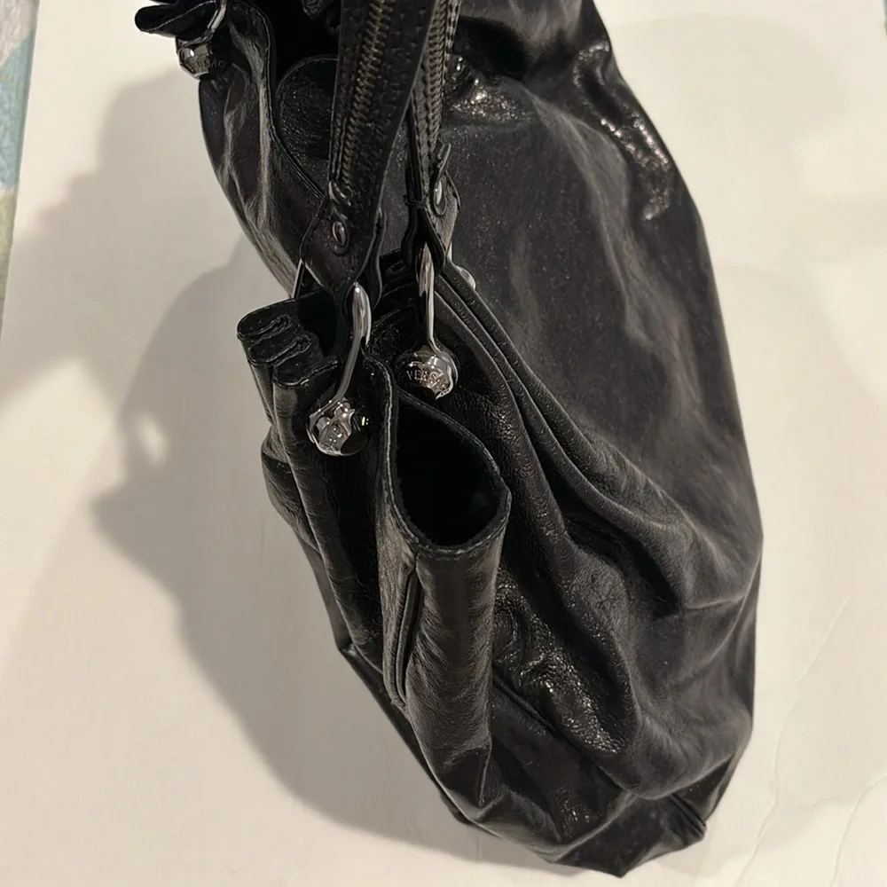 Genuine Versace Leather Handbag - Picture 3 of 12